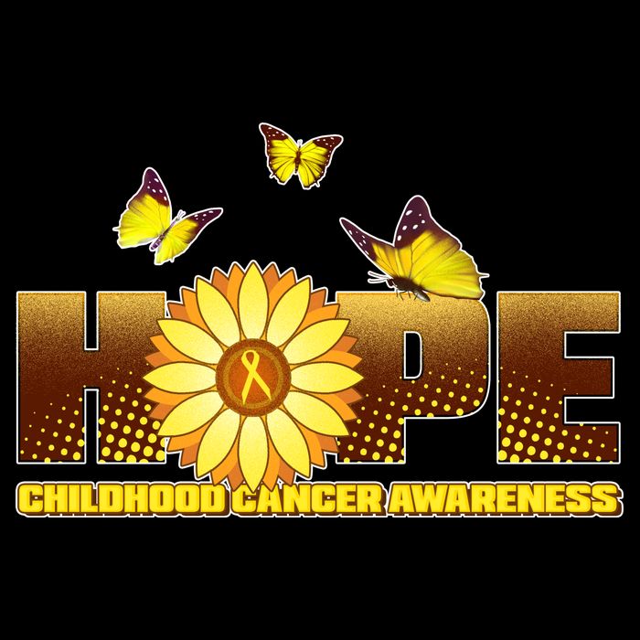 Hope Childhood Cancer Awareness Flatbill Hat