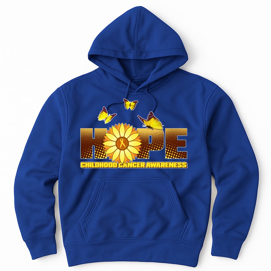 Hope Childhood Cancer Awareness Hoodie