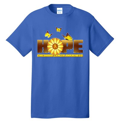 Hope Childhood Cancer Awareness Tall T-Shirt