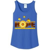 Hope Childhood Cancer Awareness Ladies Essential Tank