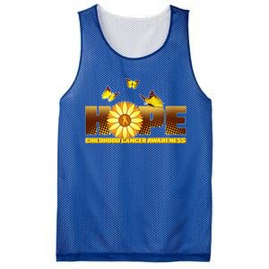 Hope Childhood Cancer Awareness Mesh Reversible Basketball Jersey Tank