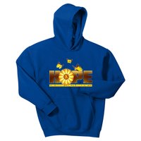 Hope Childhood Cancer Awareness Kids Hoodie