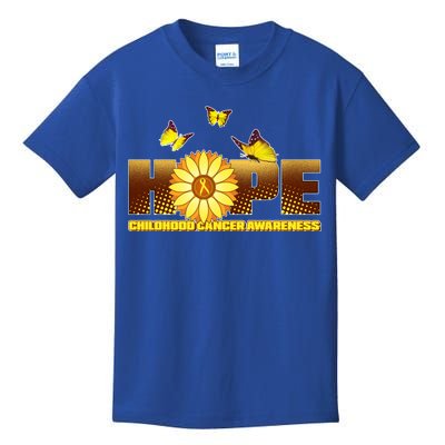 Hope Childhood Cancer Awareness Kids T-Shirt