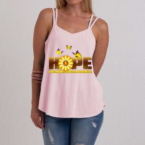 Hope Childhood Cancer Awareness Women's Strappy Tank