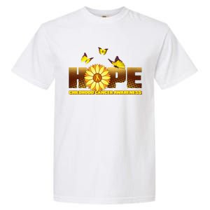 Hope Childhood Cancer Awareness Garment-Dyed Heavyweight T-Shirt