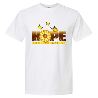 Hope Childhood Cancer Awareness Garment-Dyed Heavyweight T-Shirt