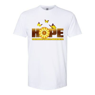 Hope Childhood Cancer Awareness Softstyle CVC T-Shirt