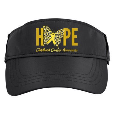 Hope Childhood Cancer Awareness Butterfly Adult Drive Performance Visor
