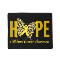 Hope Childhood Cancer Awareness Butterfly Mousepad