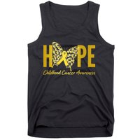 Hope Childhood Cancer Awareness Butterfly Tank Top