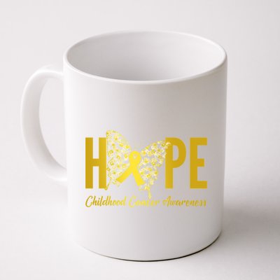 Hope Childhood Cancer Awareness Butterfly Coffee Mug