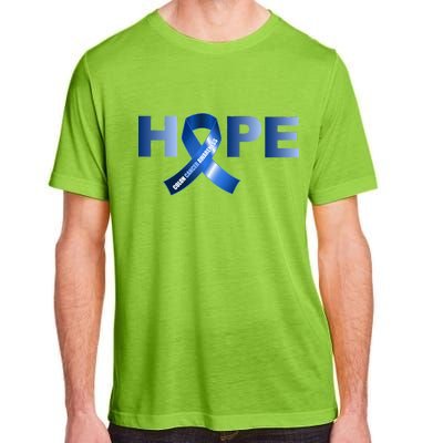 Hope Colon Cancer Awareness Fight Logo Adult ChromaSoft Performance T-Shirt