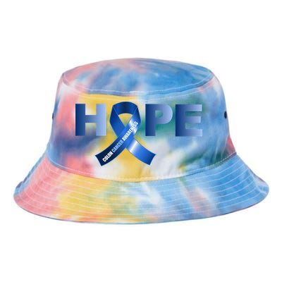 Hope Colon Cancer Awareness Fight Logo Tie Dye Newport Bucket Hat