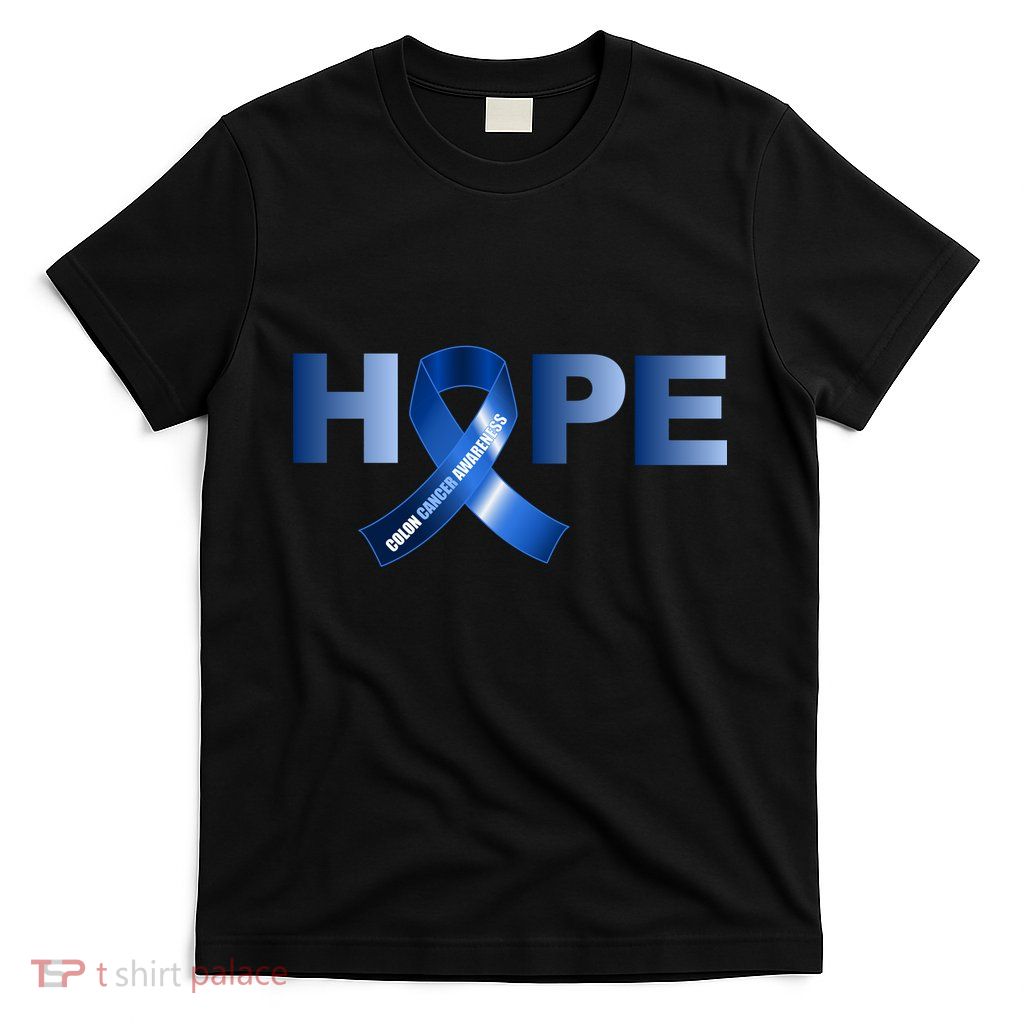 Hope Colon Cancer Awareness Fight Logo T-Shirt