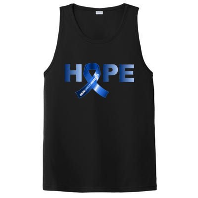 Hope Colon Cancer Awareness Fight Logo PosiCharge Competitor Tank