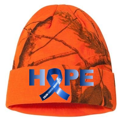 Hope Colon Cancer Awareness Fight Logo Kati Licensed 12" Camo Beanie