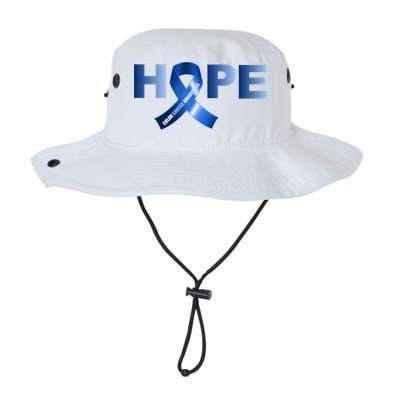 Hope Colon Cancer Awareness Fight Logo Legacy Cool Fit Booney Bucket Hat