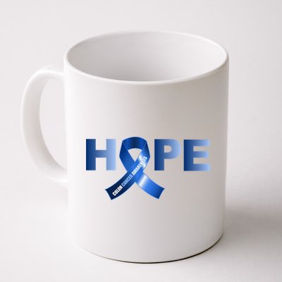 Hope Colon Cancer Awareness Fight Logo Coffee Mug