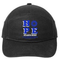 Hope Cyclic Vomiting Syndrome 7-Panel Snapback Hat
