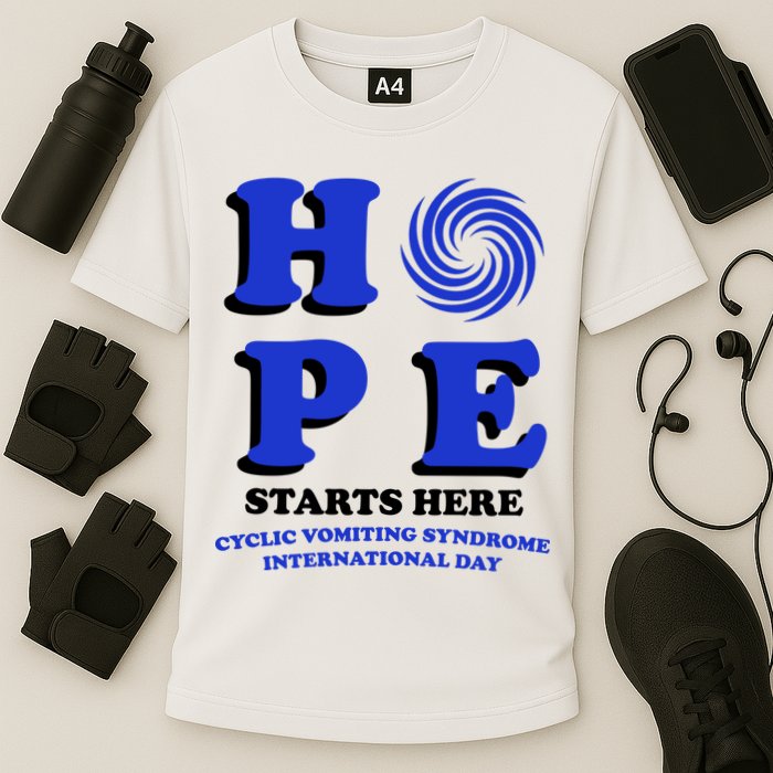Hope Cyclic Vomiting Syndrome Cooling Performance Crew T-Shirt