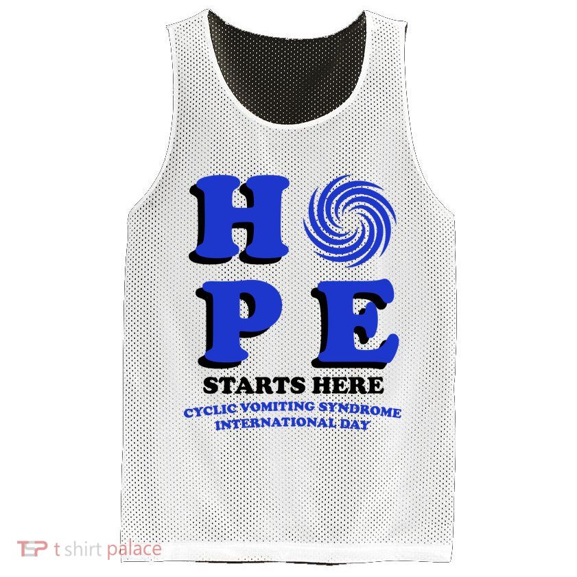 Hope Cyclic Vomiting Syndrome Mesh Reversible Basketball Jersey Tank