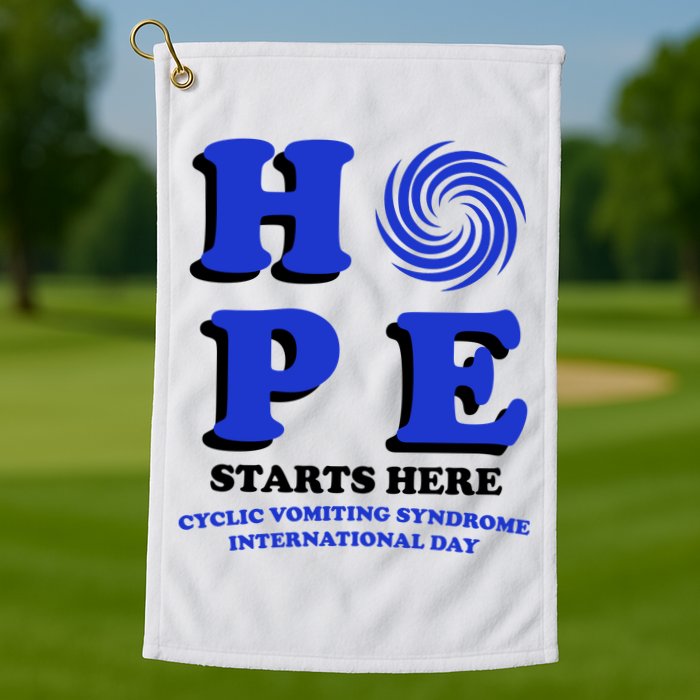 Hope Cyclic Vomiting Syndrome Golf Towel