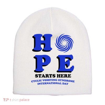 Hope Cyclic Vomiting Syndrome Short Acrylic Beanie