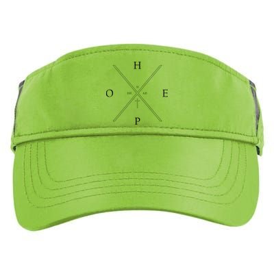 Hope Est. 33 AD Christian Adult Drive Performance Visor