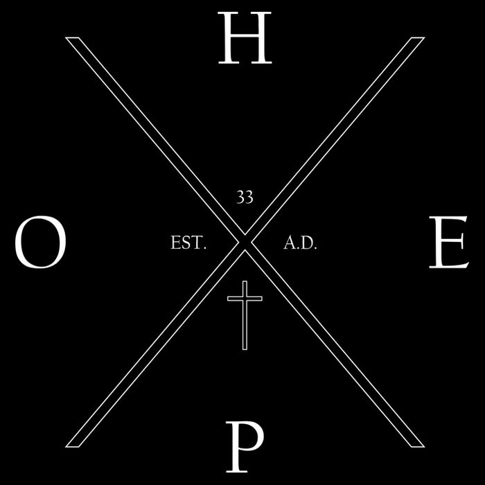 Hope Est. 33 AD Christian Drawstring Bag