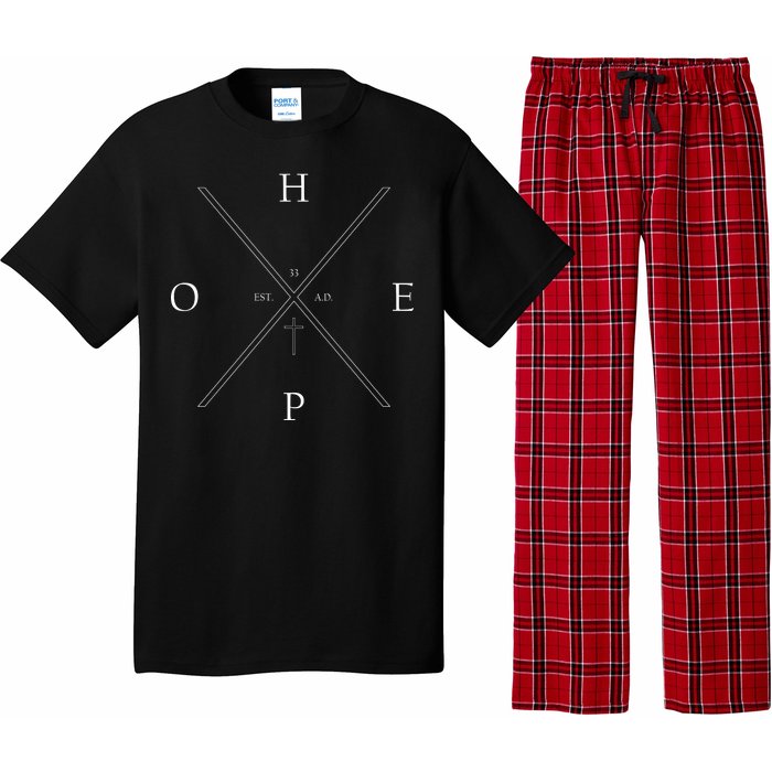 Hope Est. 33 AD Christian Pajama Set