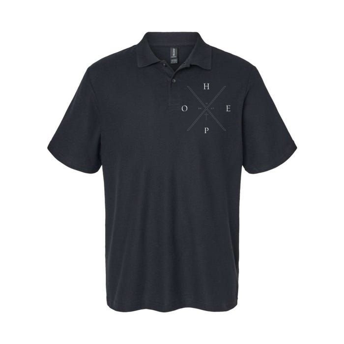 Hope Est. 33 AD Christian Softstyle Adult Sport Polo