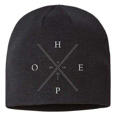 Hope Est. 33 AD Christian Sustainable Beanie