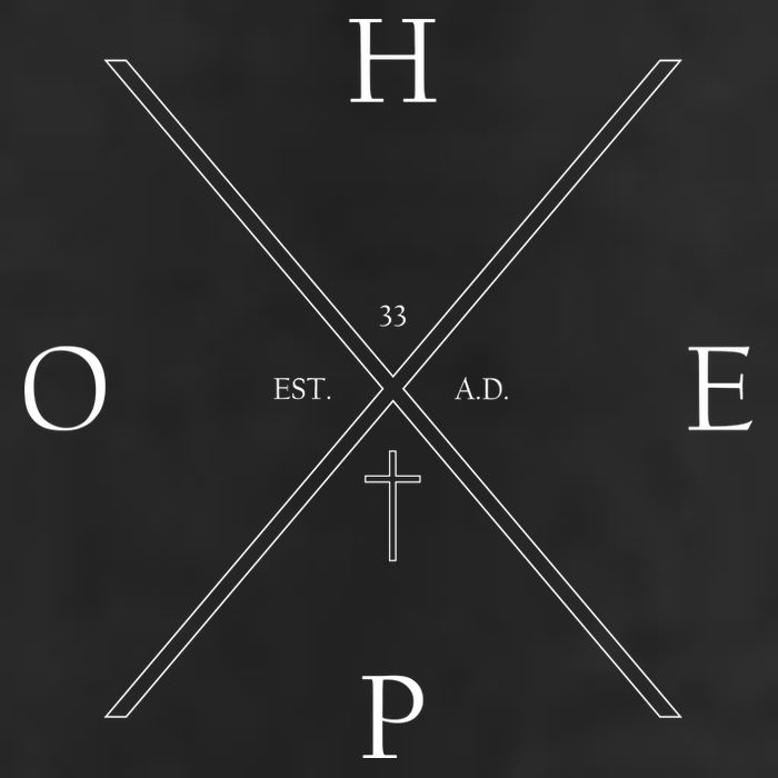 Hope Est. 33 AD Christian Golf Towel