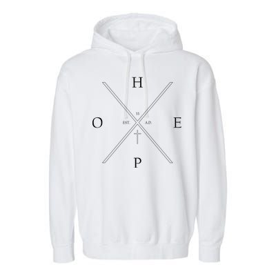 Hope Est. 33 AD Christian Garment-Dyed Fleece Hoodie