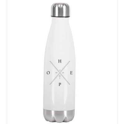 Hope Est. 33 AD Christian Stainless Steel Insulated Water Bottle