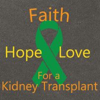 Hope Faith Love For A Kidney Transplant Cotton Canvas Backpack