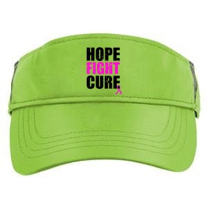 Hope Fight Cure Breast Cancer Adult Drive Performance Visor