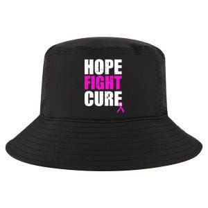 Hope Fight Cure Breast Cancer Cool Comfort Performance Bucket Hat