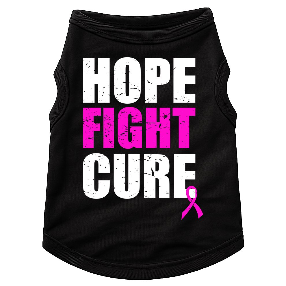 Hope Fight Cure Breast Cancer Doggie Tank