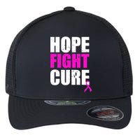 Hope Fight Cure Breast Cancer Flexfit Unipanel Trucker Cap