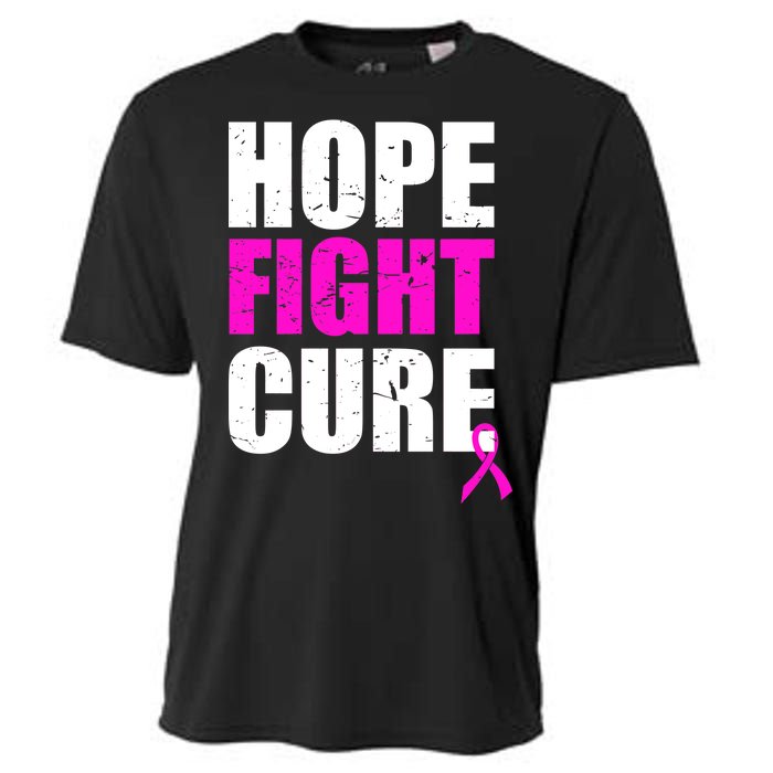 Hope Fight Cure Breast Cancer Cooling Performance Crew T-Shirt