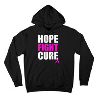 Hope Fight Cure Breast Cancer Hoodie