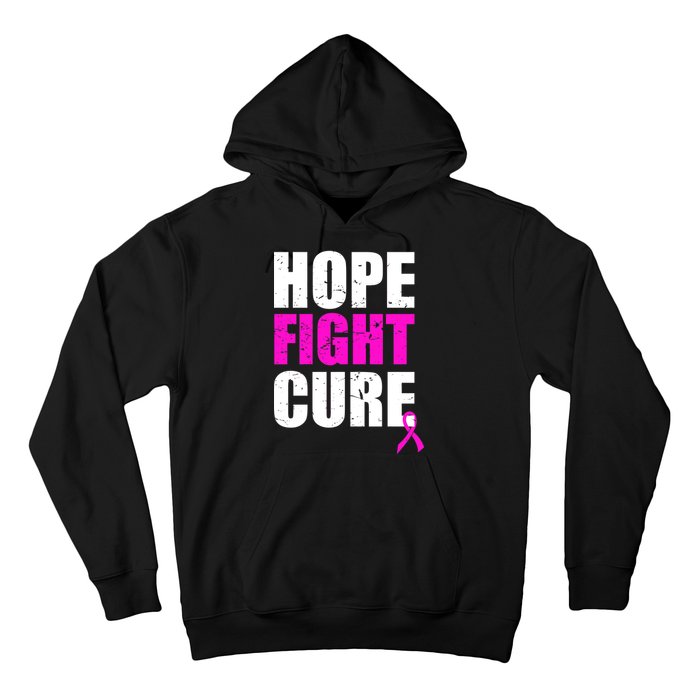 Hope Fight Cure Breast Cancer Hoodie