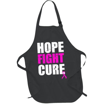Hope Fight Cure Breast Cancer Apron