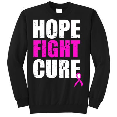 Hope Fight Cure Breast Cancer Sweatshirt