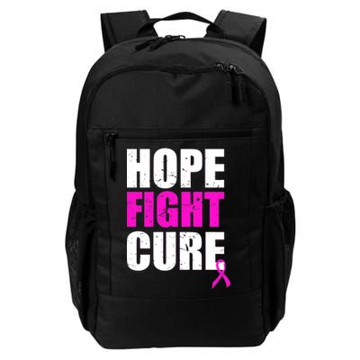 Hope Fight Cure Breast Cancer Daily Commute Backpack