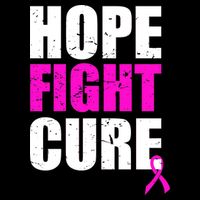 Hope Fight Cure Breast Cancer Backpack