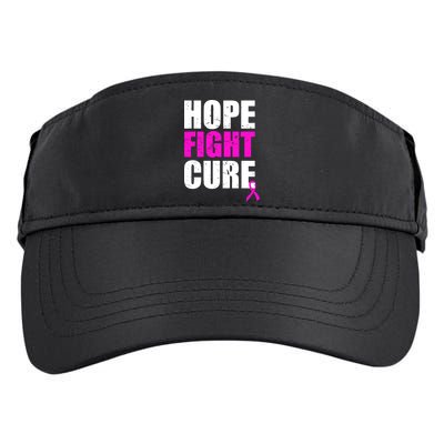 Hope Fight Cure Breast Cancer Adult Drive Performance Visor