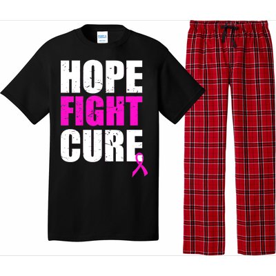 Hope Fight Cure Breast Cancer Pajama Set