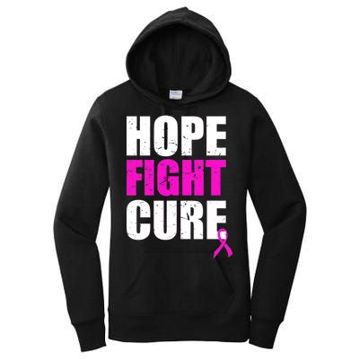 Hope Fight Cure Breast Cancer Women's Pullover Hoodie